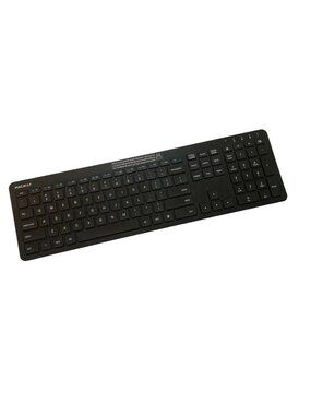 Macally Lightweight Wireless Keyboard-USB RF Dangle Underneath-Black-2.4G-GUC